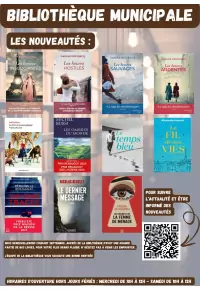 Bibliothèque municipal - nouveauté