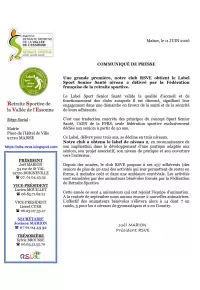 ATTRIBUTION DU LABEL 