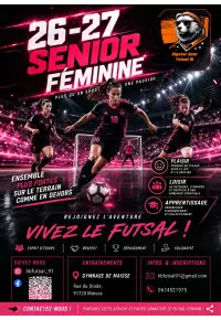 Ouverture d&rsquo;une section FUTSAL Senior F&eacute;minine &ndash; Saison 2026-2027